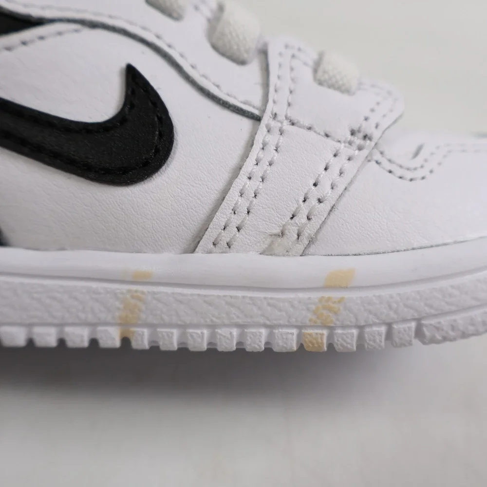 NIKE Jordan 1 Low ALT White Black (TD) DR9747-132, Toddler's Size 3C